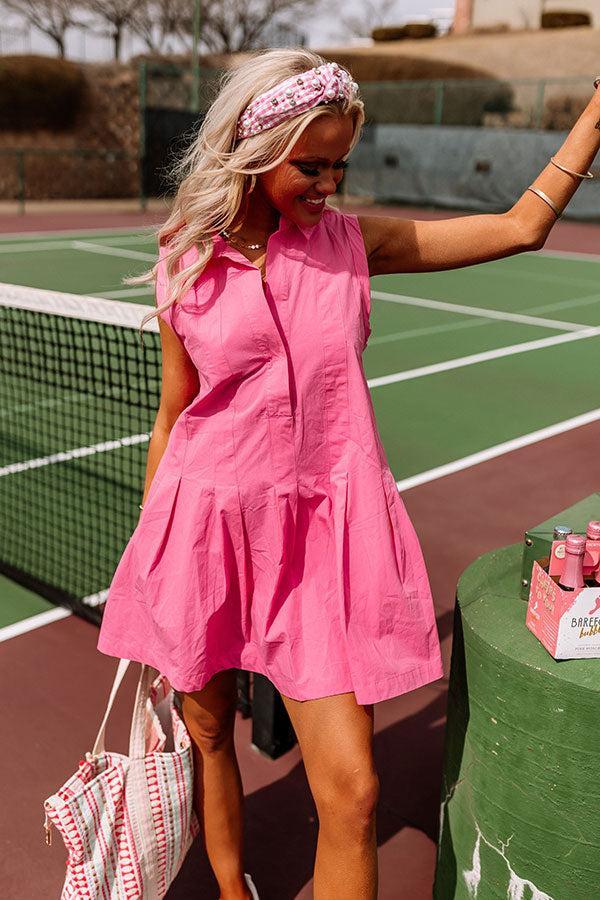 Feeling Refined Mini Dress In Pink Product Image