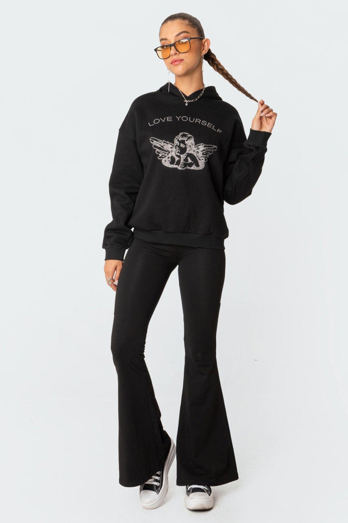 Angie Rhinstone Hoodie Product Image