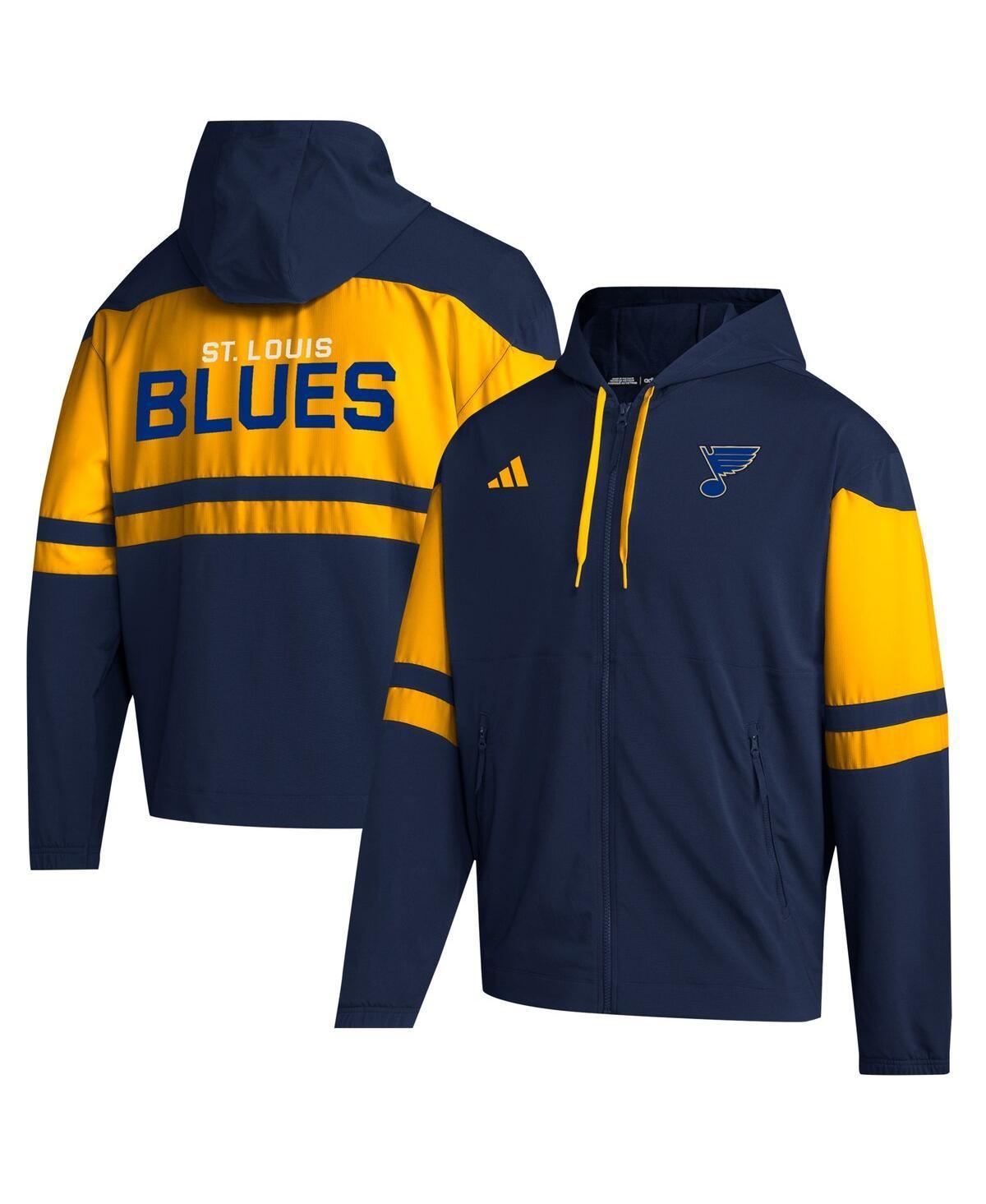 Mens adidas St. Louis Blues Full-Zip Hoodie Product Image