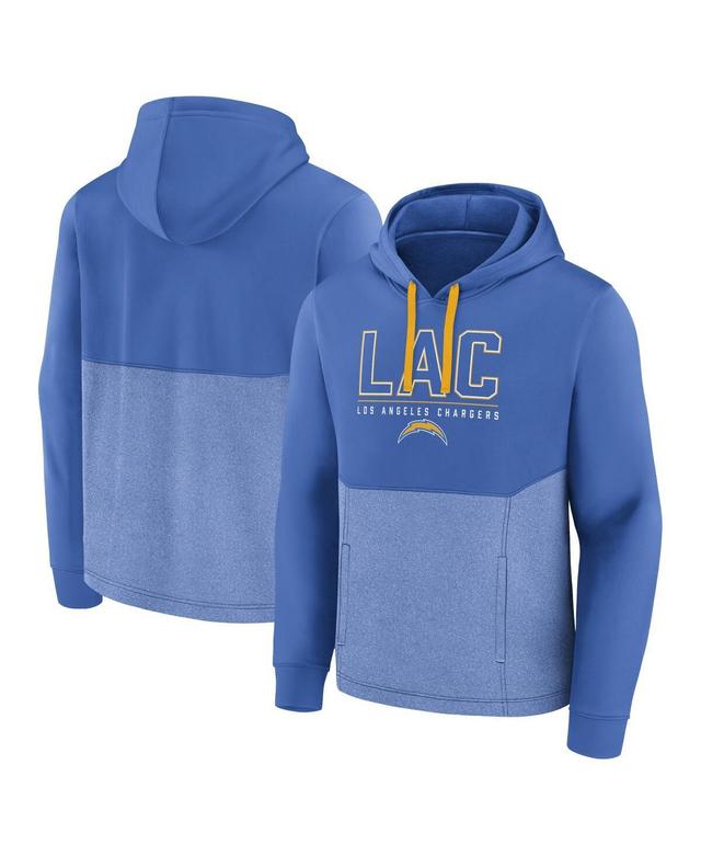 Mens Fanatics Branded Powder Blue Los Angeles Chargers Successful Tri-Blend Pullover Hoodie Product Image