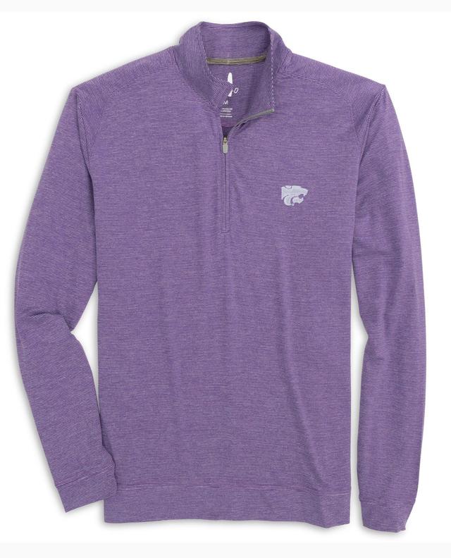 Kansas State Vaughn Striped Performance 1/4 Zip Product Image