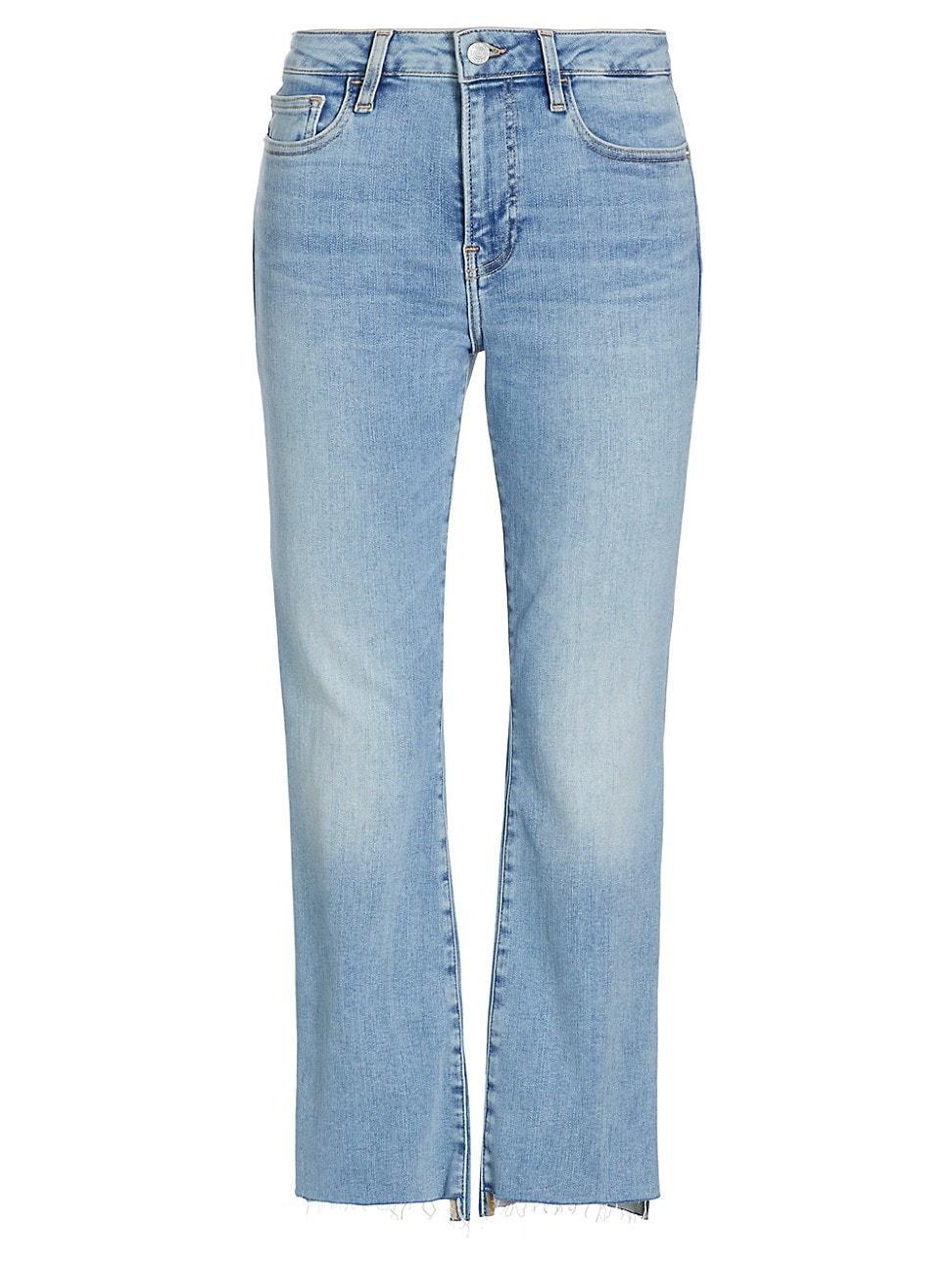 Womens Le Crop Mini Boot-Cut Jeans Product Image