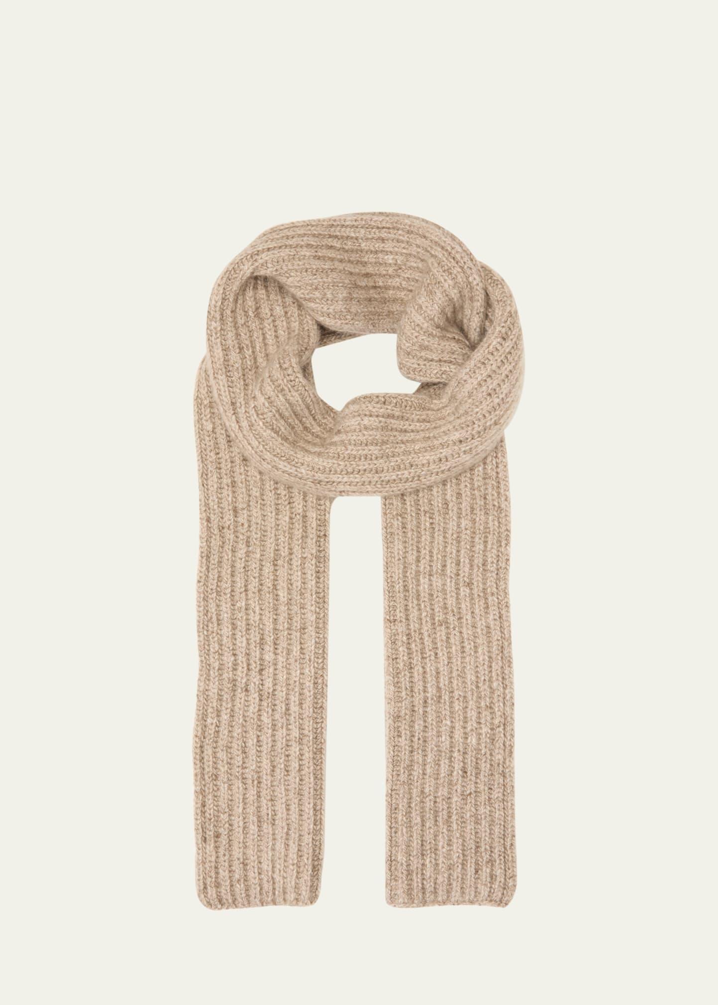 Mens Rubens Cashmere Ribbed Scarf Product Image