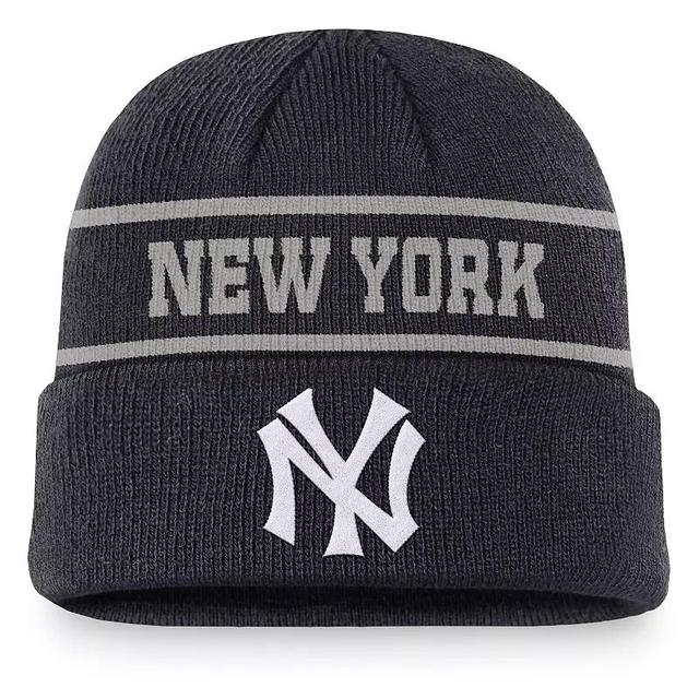 Mens Nike New York Yankees Cooperstown Collection Rewind Terra Cuffed Knit Hat, Blue Product Image