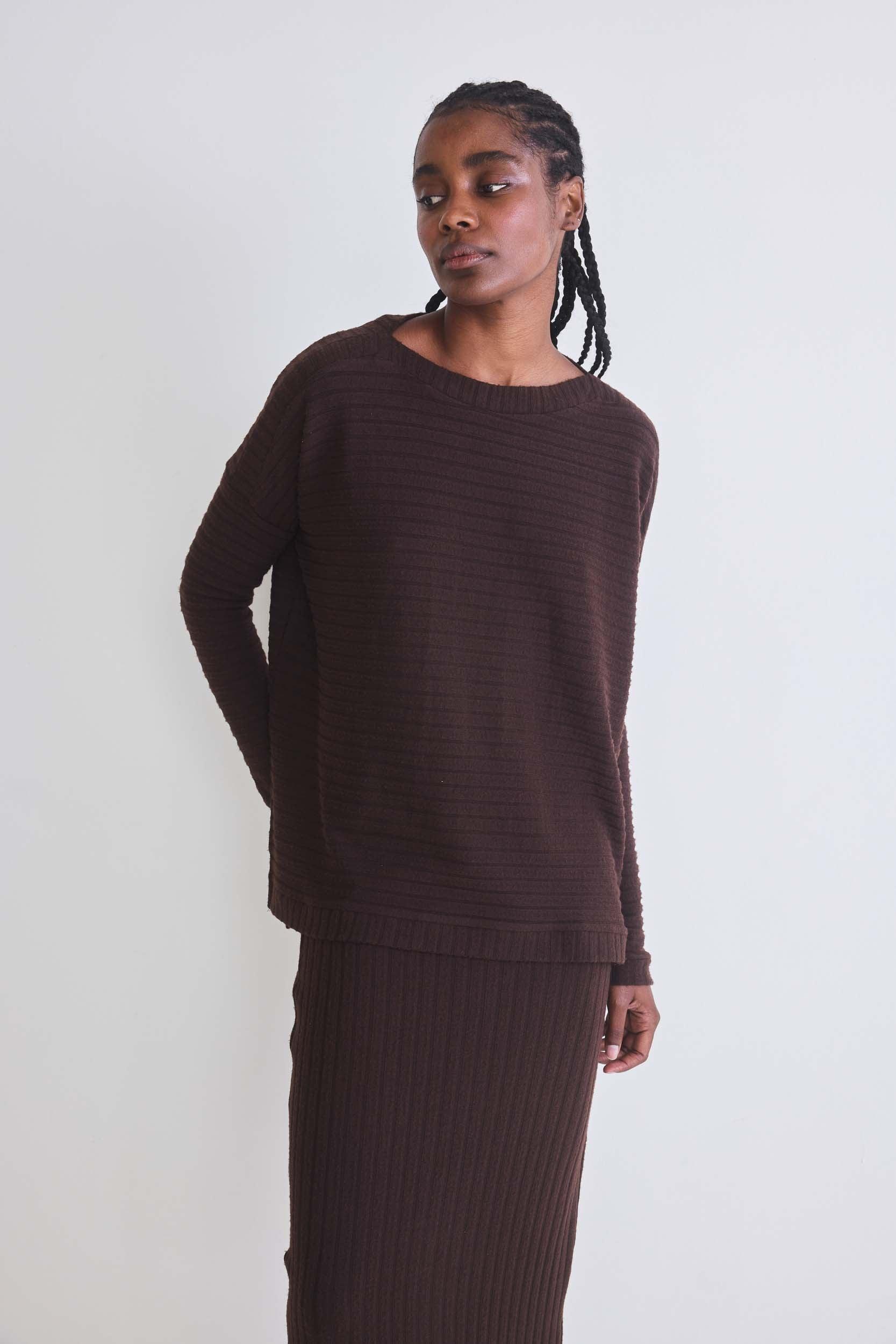 Cosmic Comfort Ribbed Top Product Image