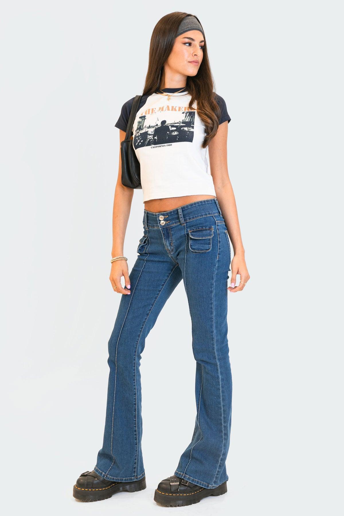 Harriot Low-Rise Jeans Product Image