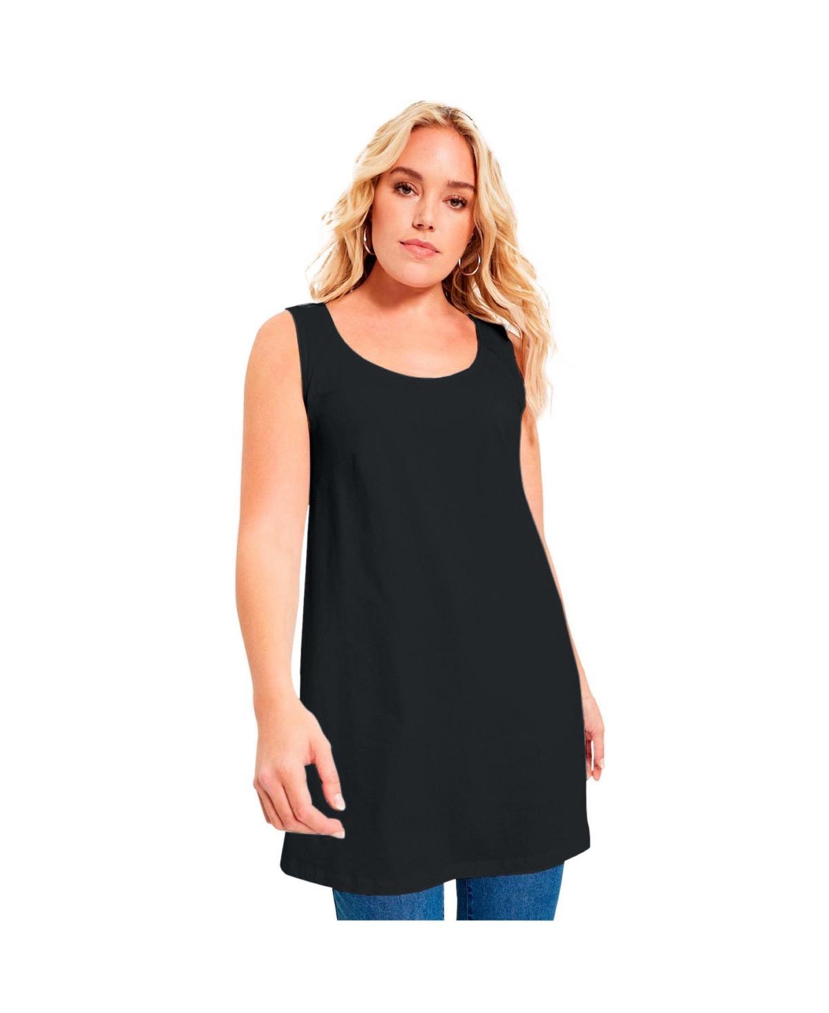 June + Vie Womens June + Vie Scoopneck One + Only Tunic Tank Product Image