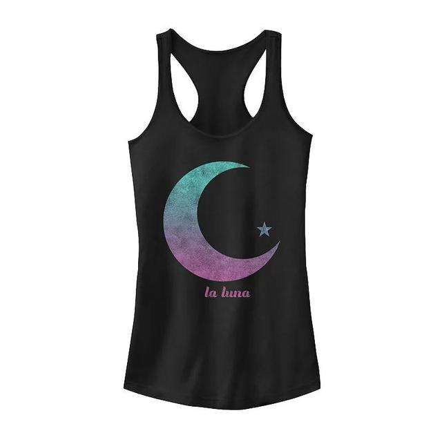 Juniors La Luna Moon & Star Gradient Graphic Tank Top, Girls Product Image