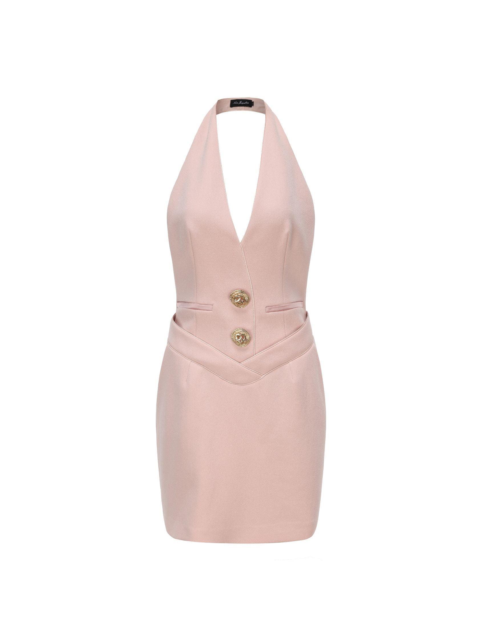 Diana Dress (Pink) Product Image