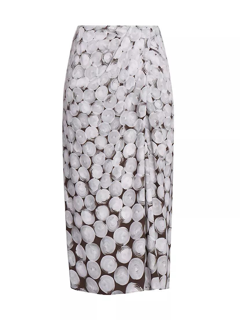 Sampa Draped Printed Midi-Skirt product image