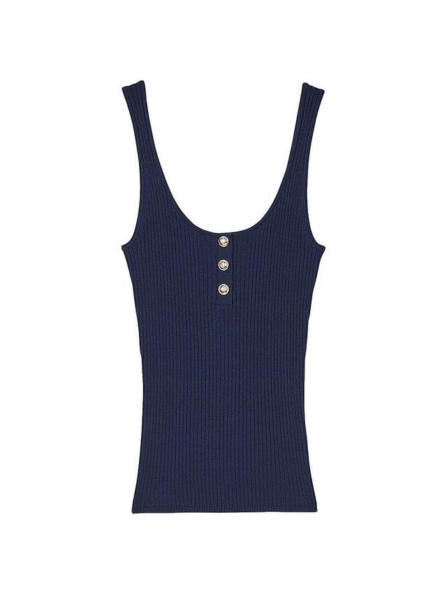 Womens Ribbed Vest Top Product Image