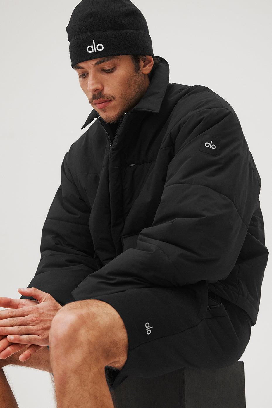 Voyage Utility Cargo Jacket - Black Male Product Image