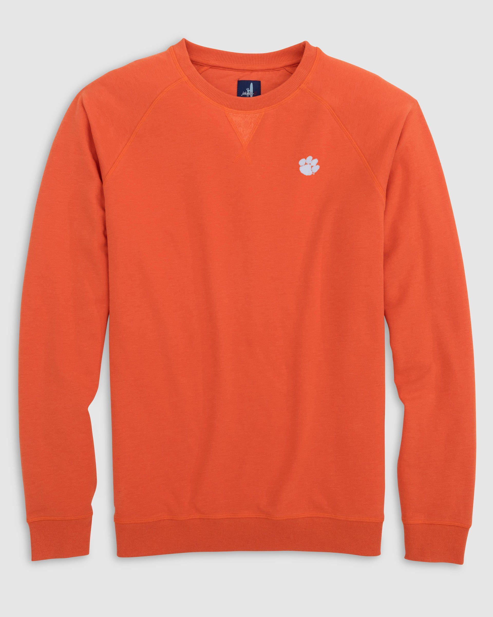 johnnie-O Clemson Freeman Crewneck Fleece Sweatshirt Product Image