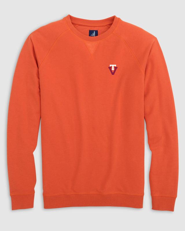 johnnie-O Anaheim Ducks Freeman Crewneck Fleece Sweatshirt Product Image