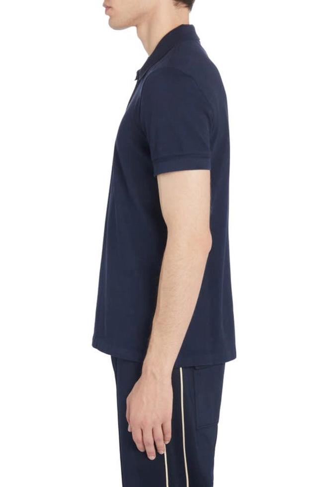 TOM FORD Towelling-finish Polo Shirt In Blue Product Image