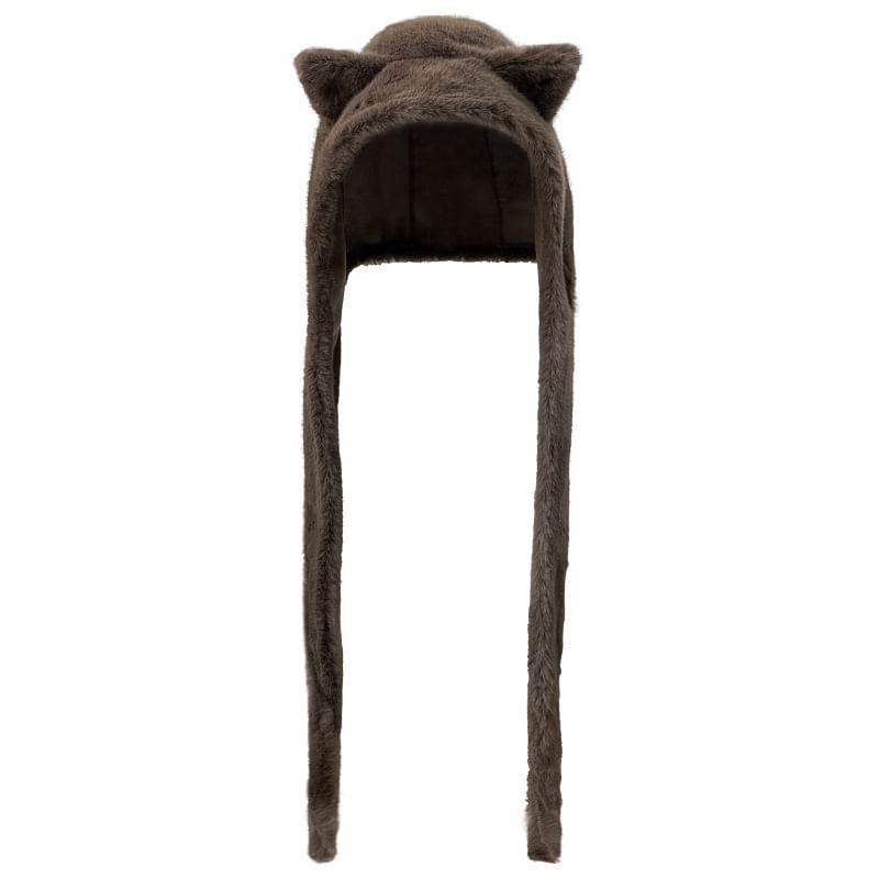 Cat Ear Fluffy Trapper Hat Product Image