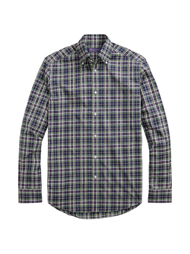 Mens Cameron Plaid Poplin Shirt Product Image