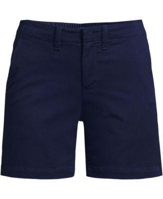 Lands End Womens Classic 7 Chino Shorts Product Image