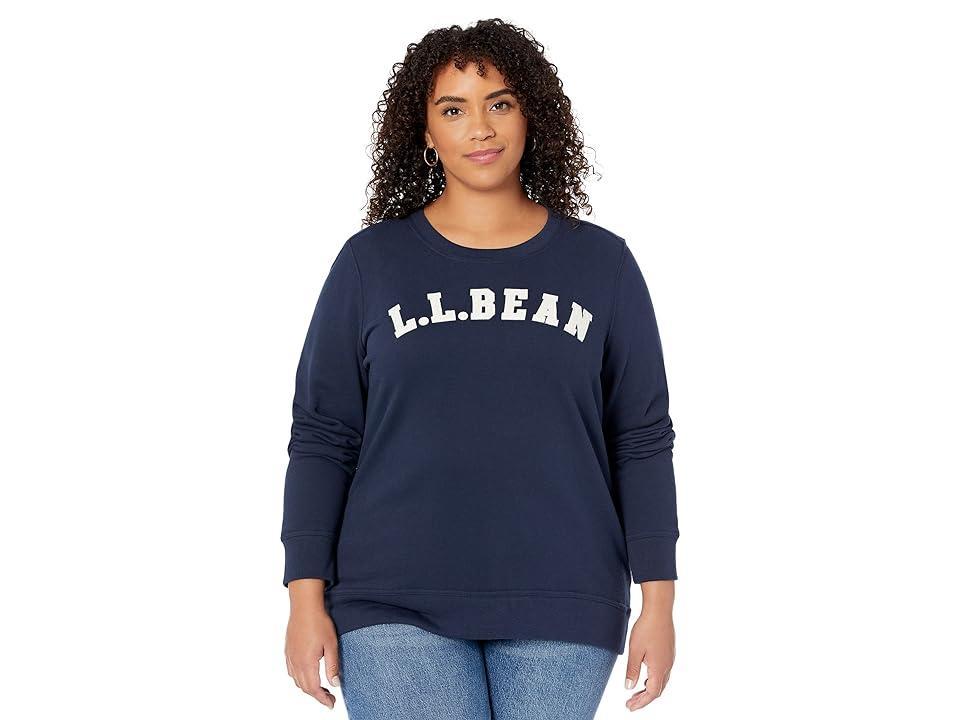 L.L.Bean 1912 Crew Neck Sweatshirt Logo (Classic Collegiate Logo) Women's Clothing Product Image