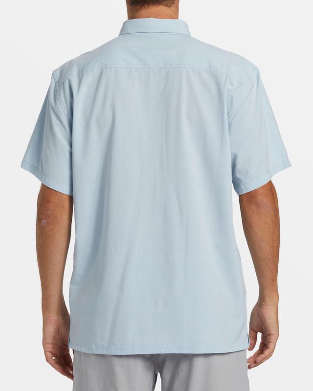 A/Div Surftrek Trail Short Sleeve Shirt - Smoke Blue Male Product Image