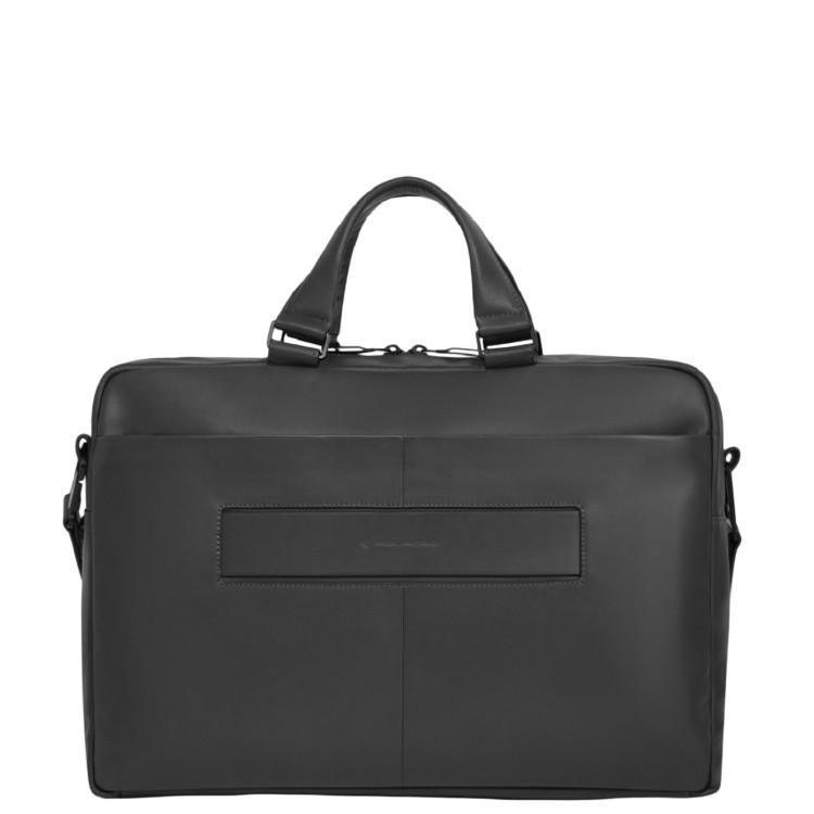 PIQUADRO Laptop Briefcase And 12.9" Ipad Pro Holder In Black Product Image