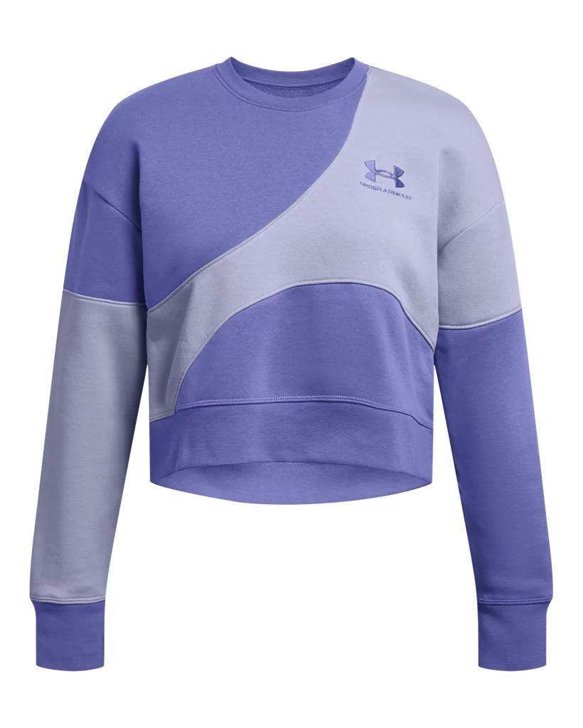 Women's UA Icon Fleece Crop Crew Product Image