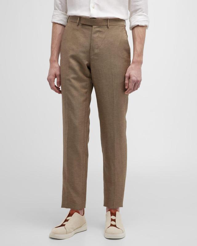 Mens Wool-Linen Twill Pants Product Image