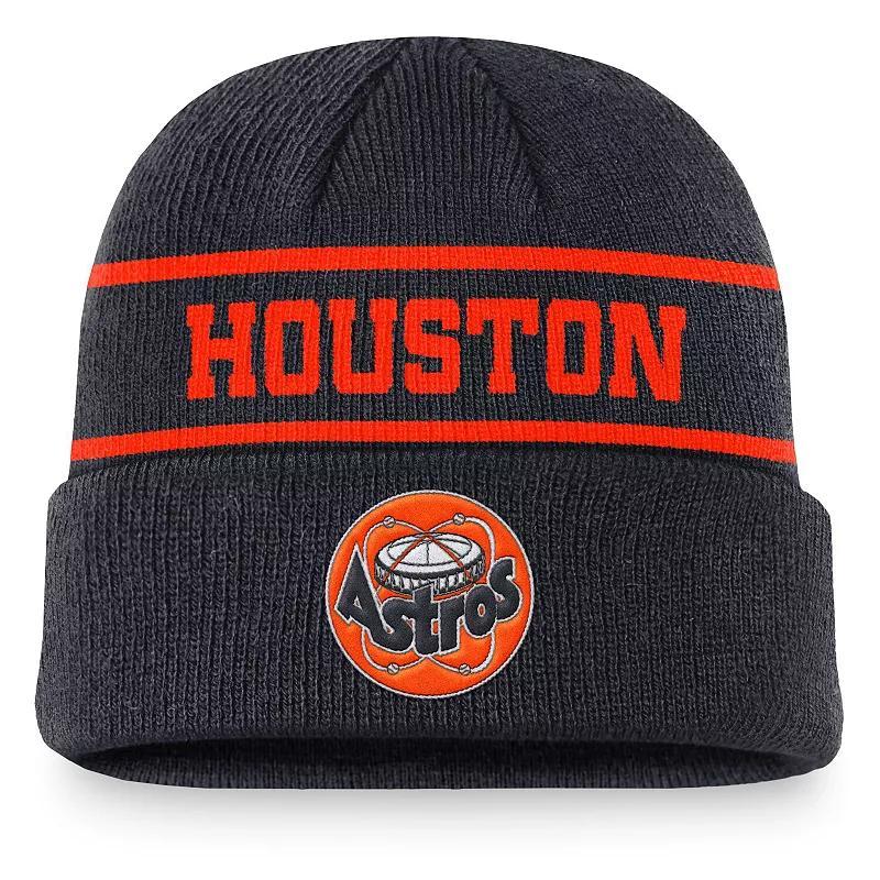 Mens Nike Houston Astros Cooperstown Collection Rewind Terra Cuffed Knit Hat, Blue Product Image