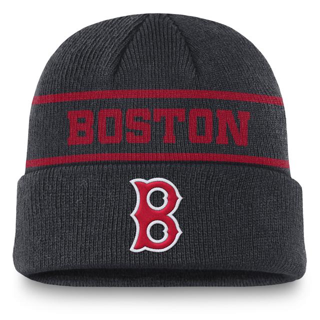 Nike Mens Navy Boston Red Sox Cooperstown Collection Rewind Terra Cuffed Knit Hat Product Image