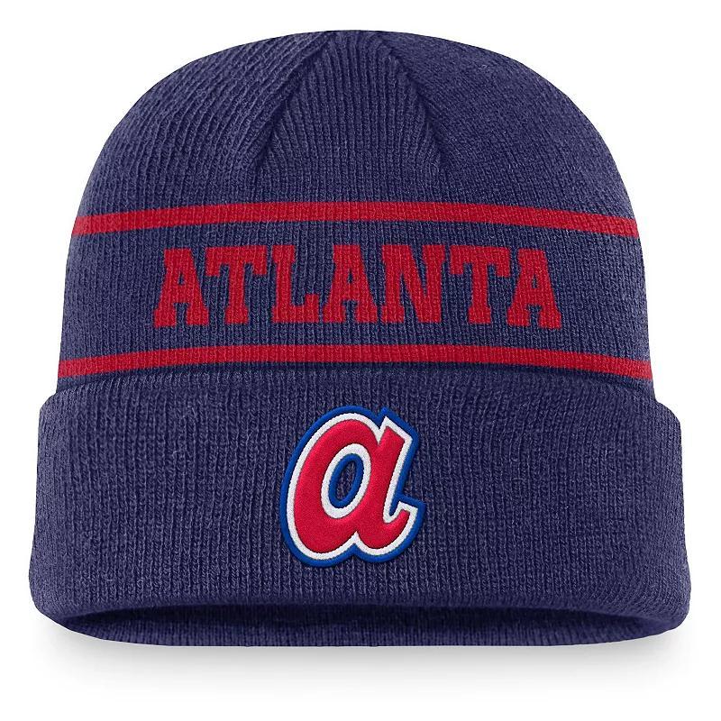 Mens Nike Royal Atlanta Braves Cooperstown Collection Rewind Terra Cuffed Knit Hat Product Image