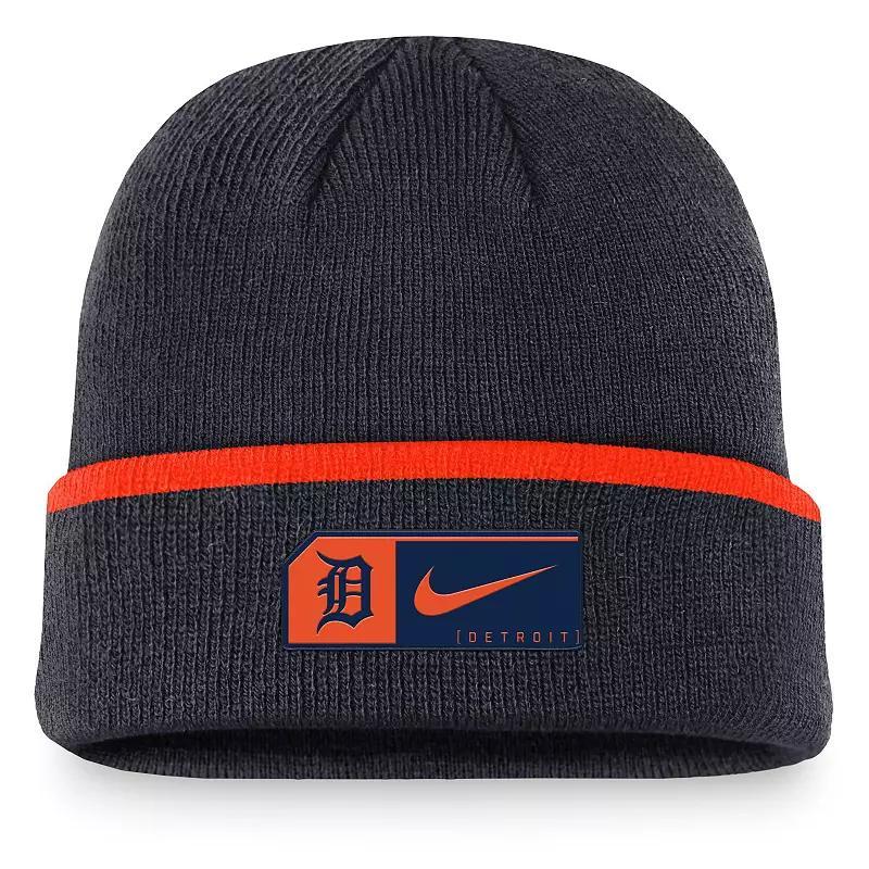 Mens Nike Detroit Tigers Terra Cuffed Knit Hat, Blue Product Image