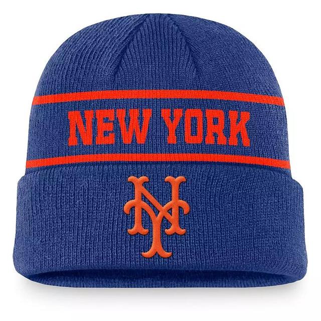 Mens Nike Royal New York Mets Cooperstown Collection Rewind Terra Cuffed Knit Hat Product Image