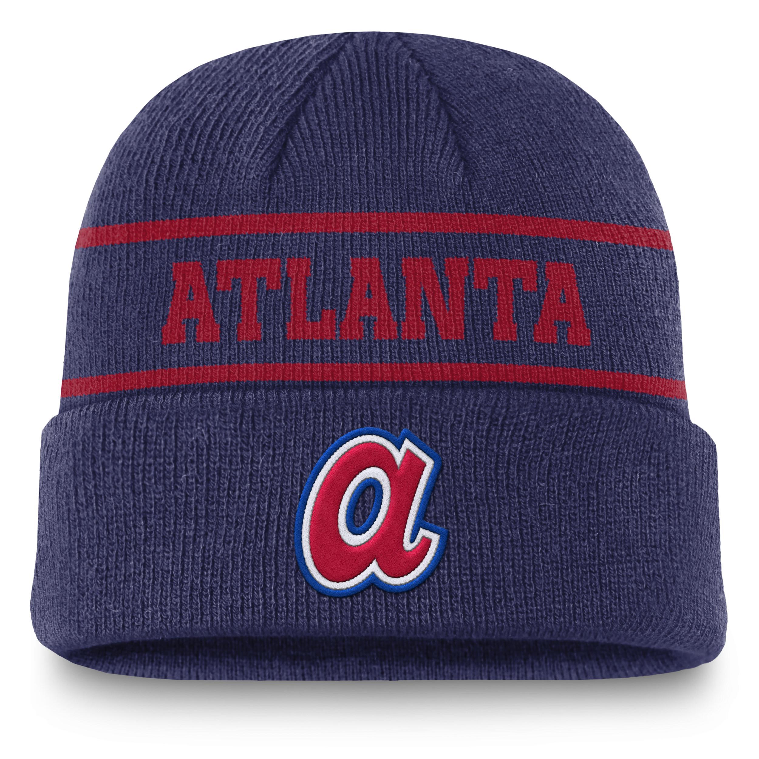 Mens Nike Royal Atlanta Braves Cooperstown Collection Rewind Terra Cuffed Knit Hat Product Image