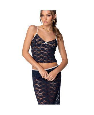 Women's Vara Sheer Lace Top Product Image