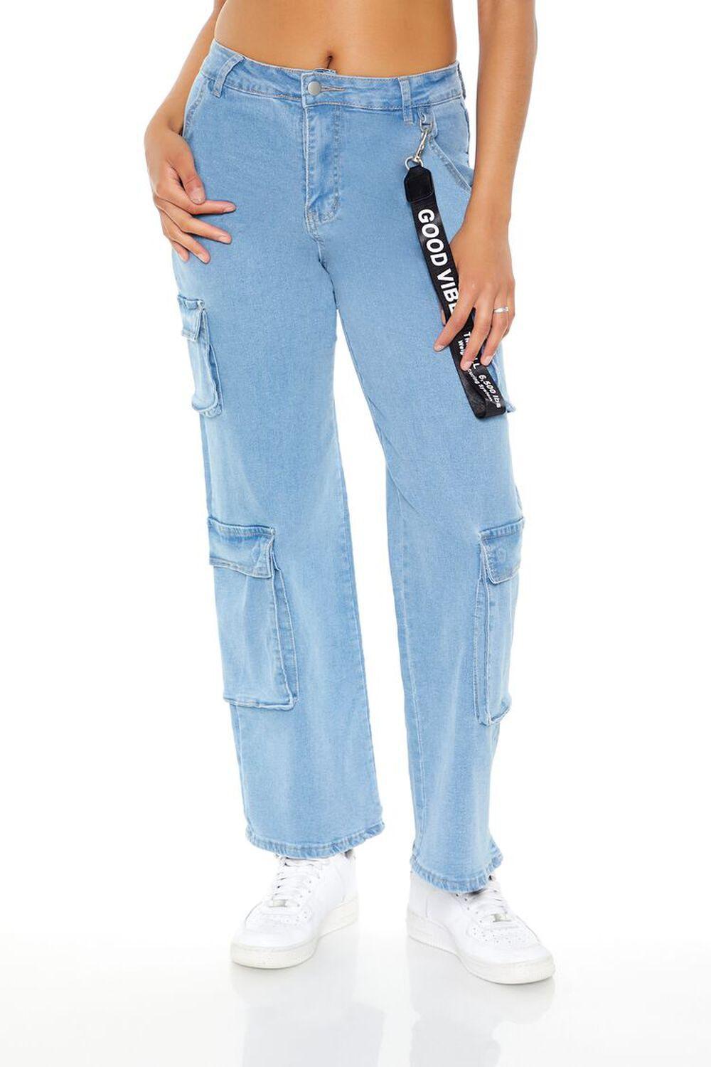 Cargo Good Vibes Jeans | Forever 21 Product Image