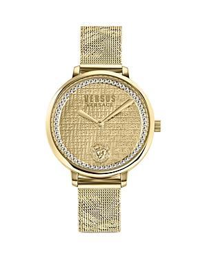 Versus Versace Womens Two-Hand Quartz La Villette Silver-Tone Stainless Steel Bracelet 36mm Product Image