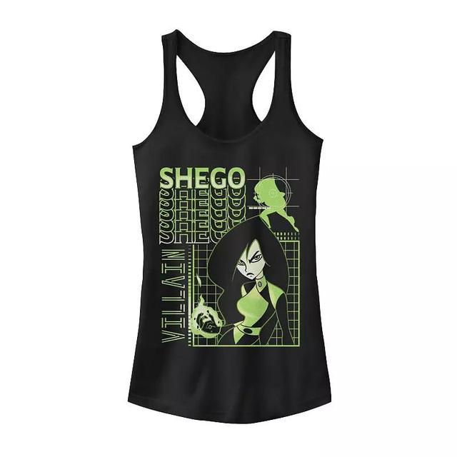 Disneys Kim Possible Juniors Shego Spy Techware Racerback Graphic Tank Top, Girls Product Image