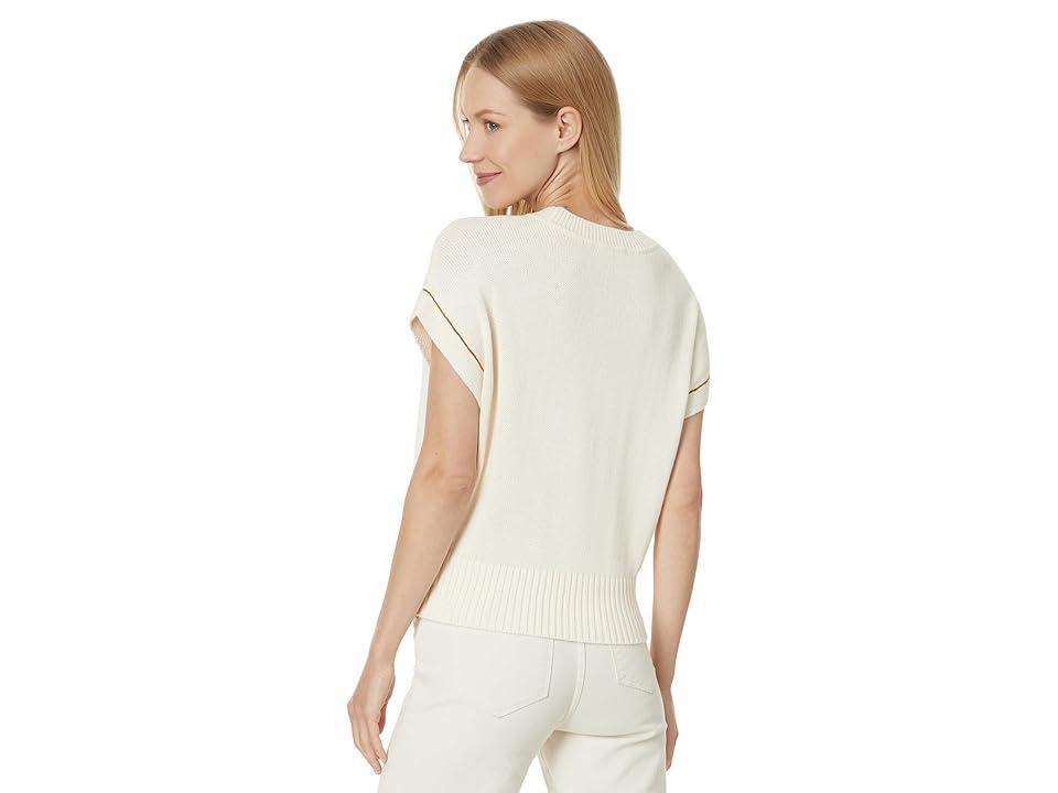 Lilla P Wedge Pullover Sweater (Cream) Women's Sweater Product Image