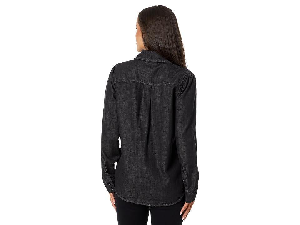 Paige Mattie Shacket (Washed Carbon) Women's Clothing Product Image