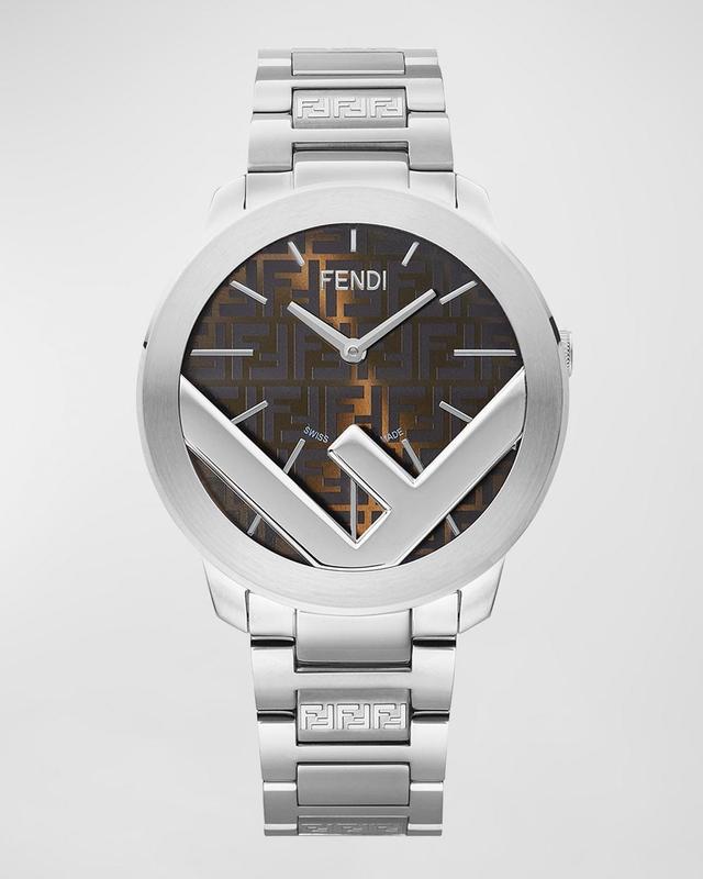 Mens F Is Fendi Stainless Steel Bracelet Watch, 41mm Product Image