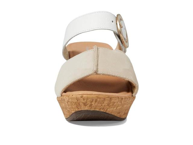 Naot Breezy Nubuck/Soft White Leather) Women's Shoes Product Image