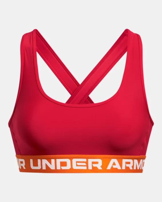 Women's Armour® Mid Crossback Sports Bra Product Image