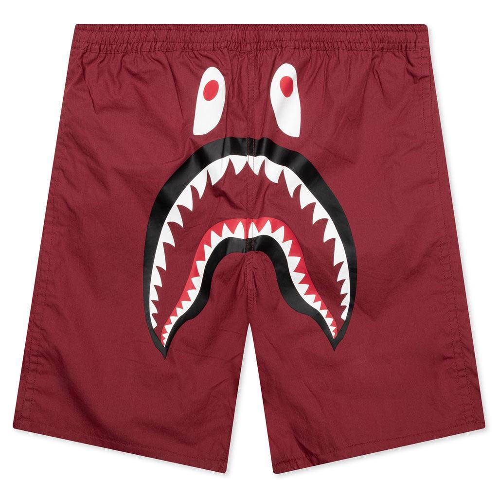 Color Camo Shark Reversible Shorts - Red Male Product Image