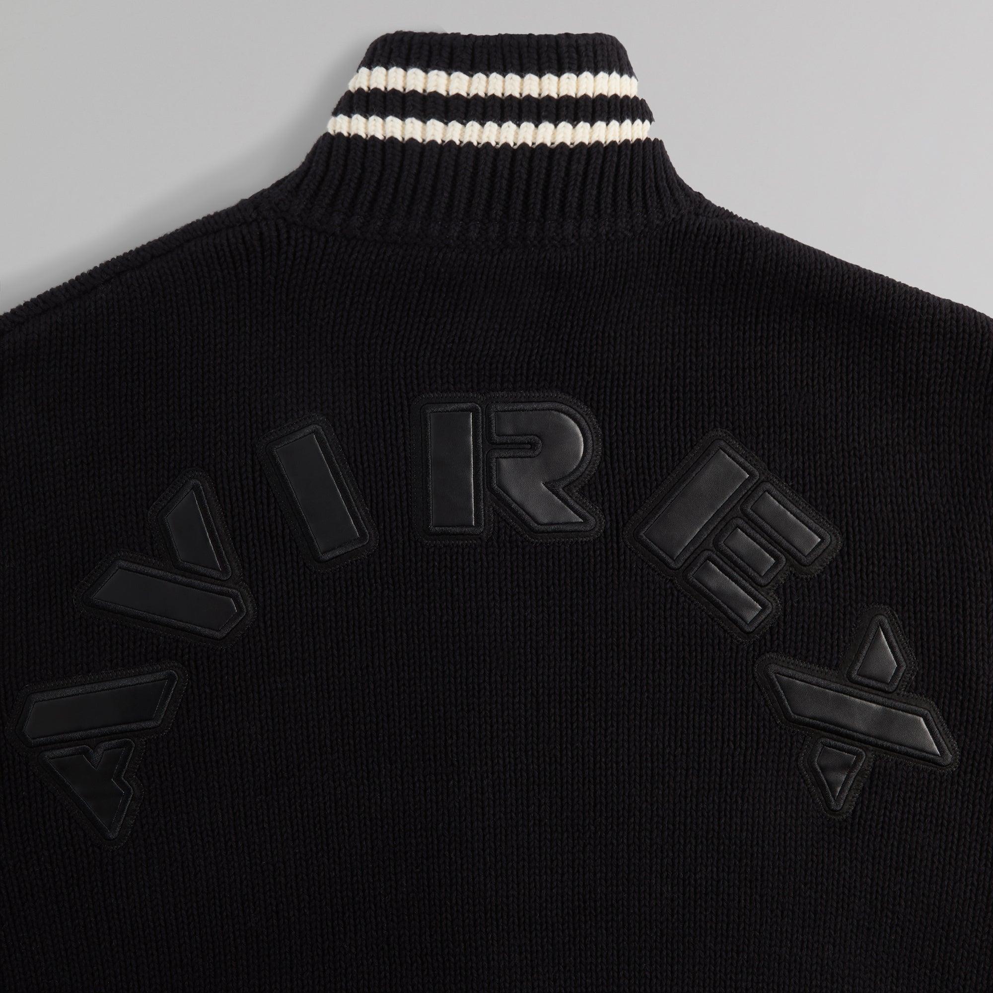 Kith & AVIREX for the New York Knicks Wyona Full Zip Sweater - Black Male Product Image