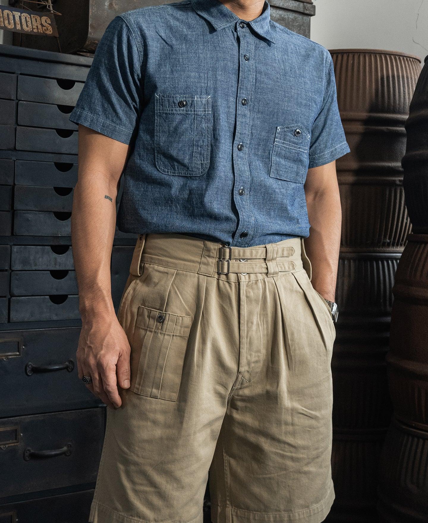 1943 Slub Cotton Chambray Work Shirt Product Image