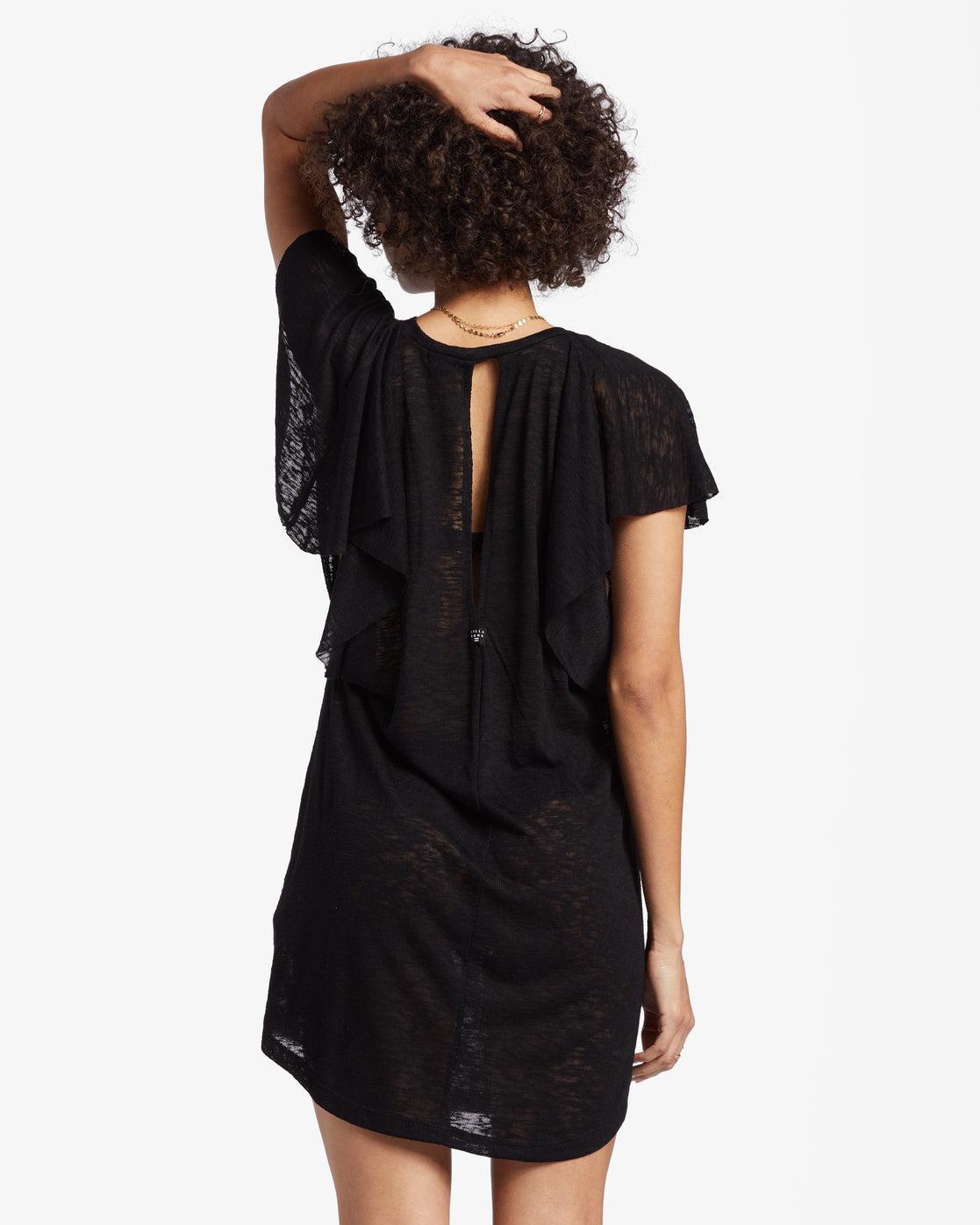 Out For Waves Cover-Up Dress - Black Pebble Female Product Image