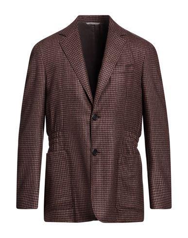 CANALI Man Blazer Brown Size 40 Wool, Silk Product Image