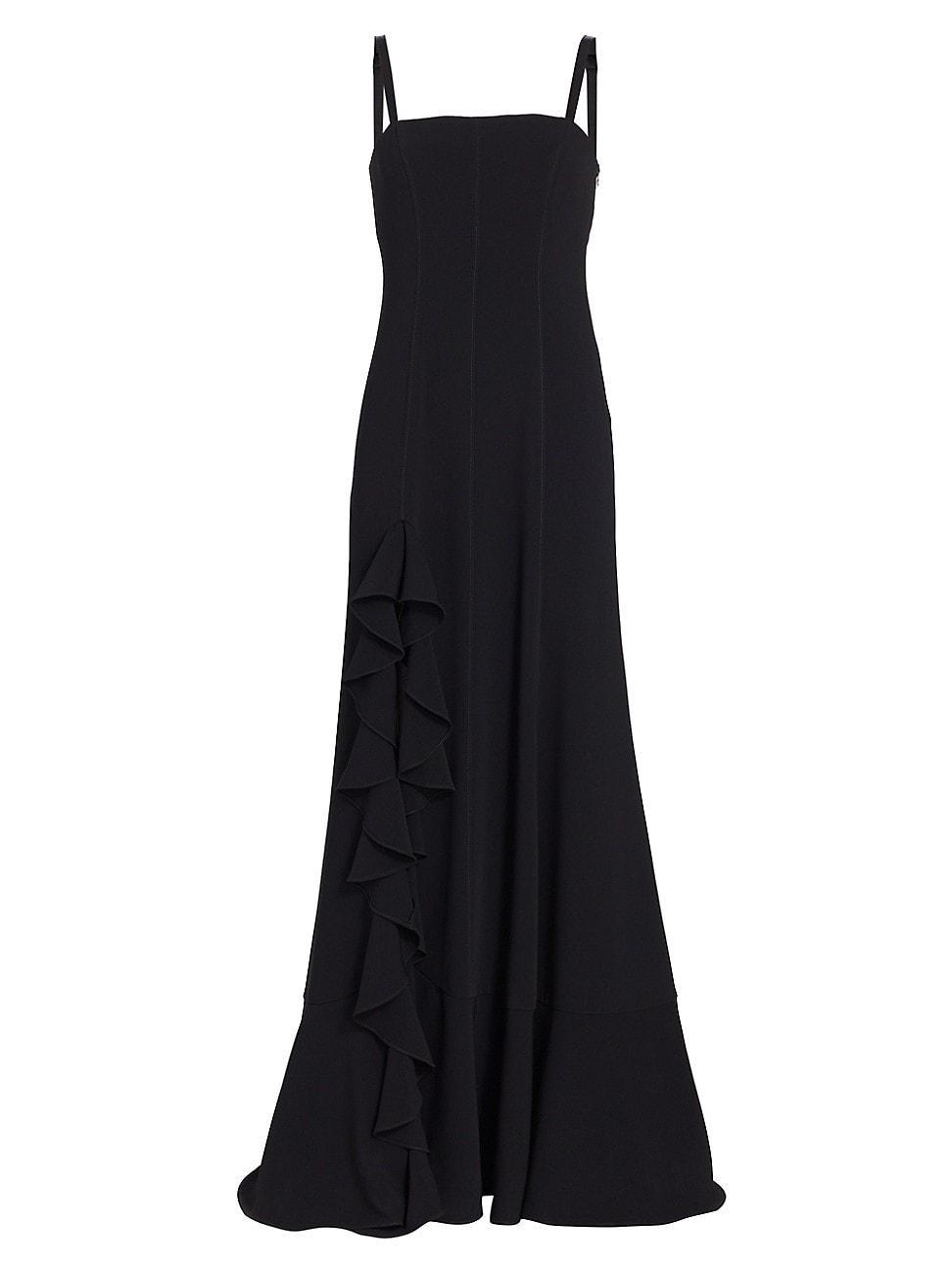 Womens Dilan Ruffle-Trim Gown Product Image