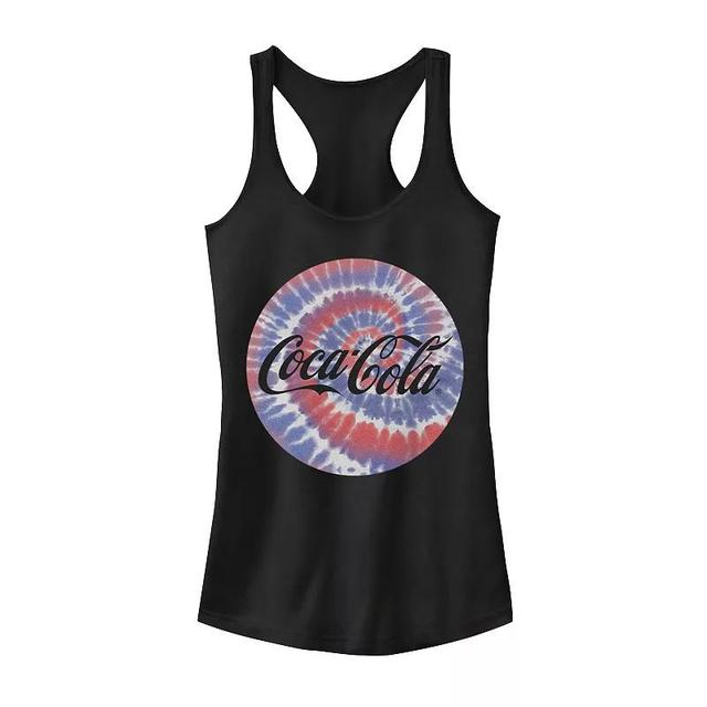 Juniors Coca-Cola Spiral Coca Cola Logo Racerback Tank Top, Girls Product Image