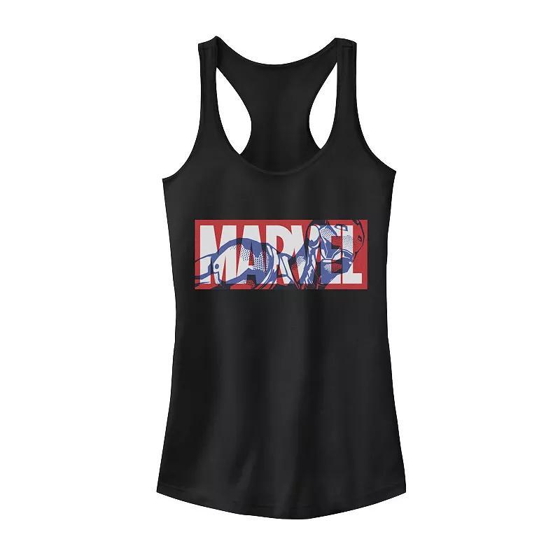 Juniors Marvel X-Men Wolverine Logo Fill Graphic Tank Top, Girls Product Image